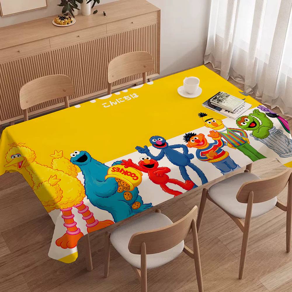 Desk Setup Wallpaper - Nappe à thème Sesame Street, nappe