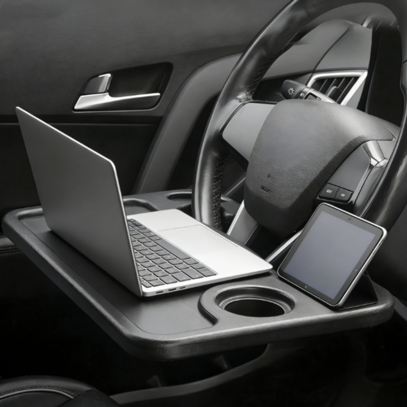 Desk Setup Notebook - Table de volant de voiture universelle,
