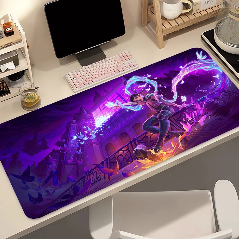 Desk Setup Accessories - Tapis de souris Gamer pour ordinateur,