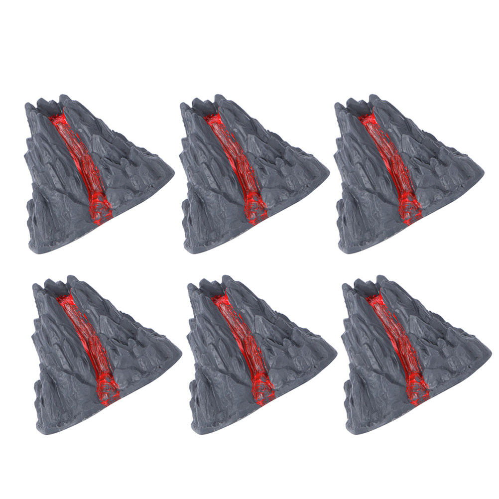 Desk Setup Simulator - 6 pièces, mini statues de volcan