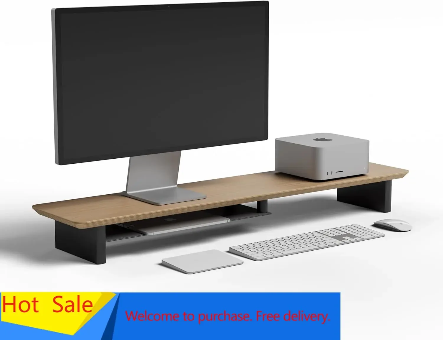 Dual Monitor Desk Setup - Configuration de bureau ergonomique à deux