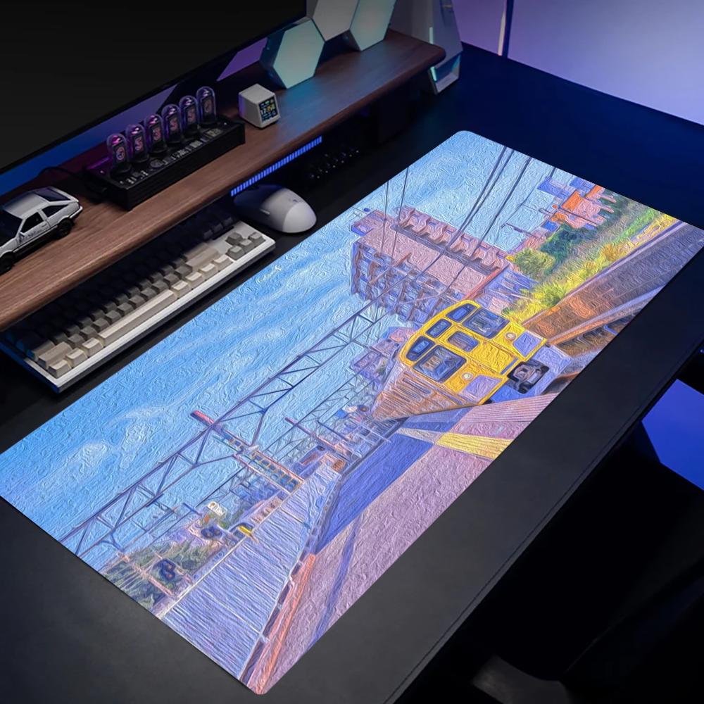 Desk View Setup - Tapis de Souris Grand Format Motif