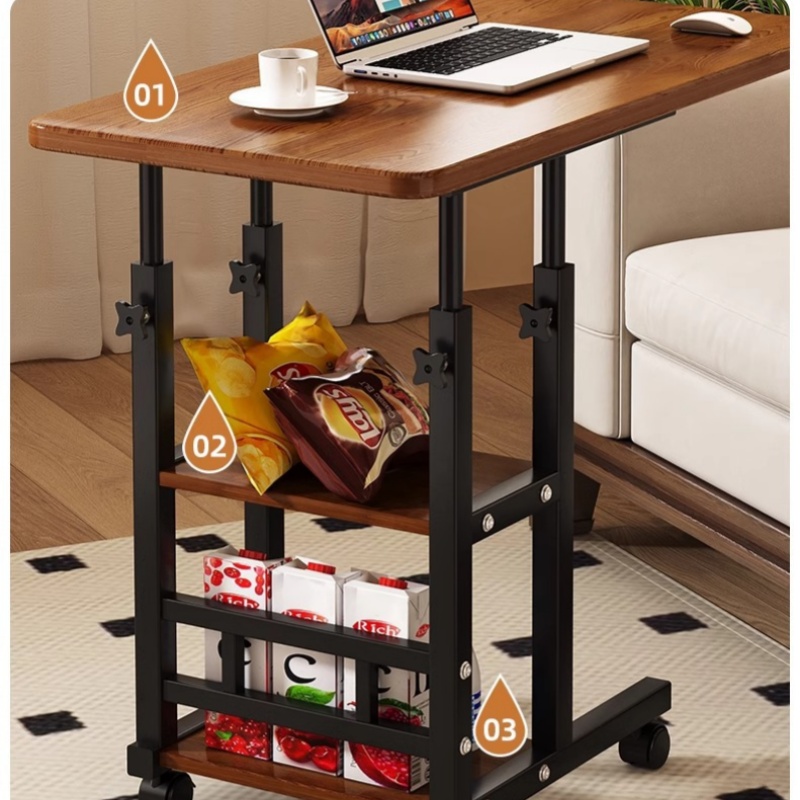 Table de chevet mobile et rele - Desk Setup Notebook avis et prix