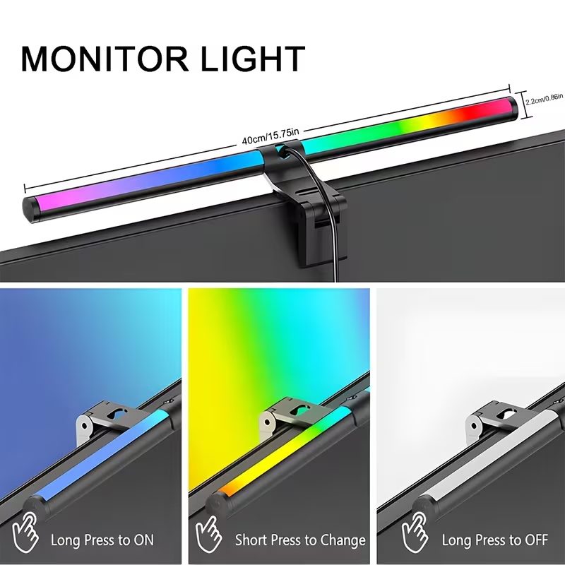 Barre lumineuse RGB pour monit - Desk Setup Accessories avis et prix
