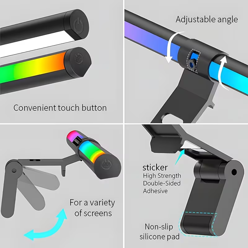Barre lumineuse RGB pour monit - Desk Setup Accessories avis et prix