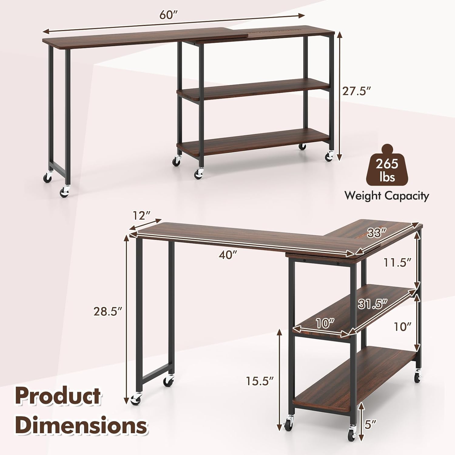 360 °   Table d'appoint rotati - Desk Setup Notebook avis et prix