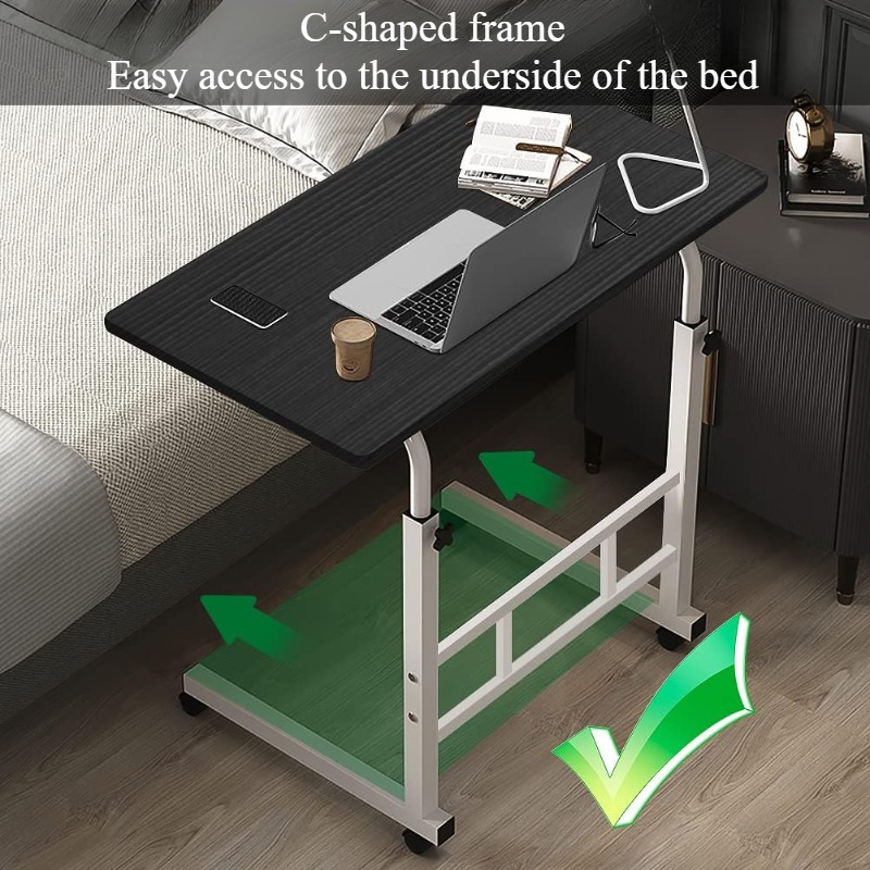 Bureau de chevet avec roulette - Desk Setup Notebook avis et prix