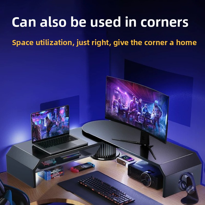 Support de bureau réglable et  - Dual Monitor Desk Setup avis et prix