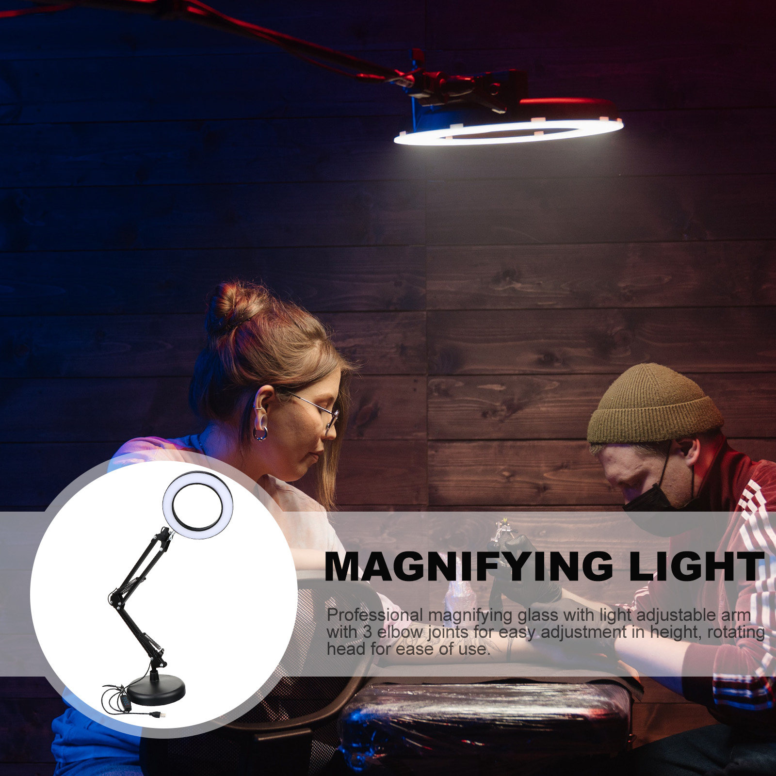 Ensemble de lampe à loupe LED, - Desk View Setup avis et prix