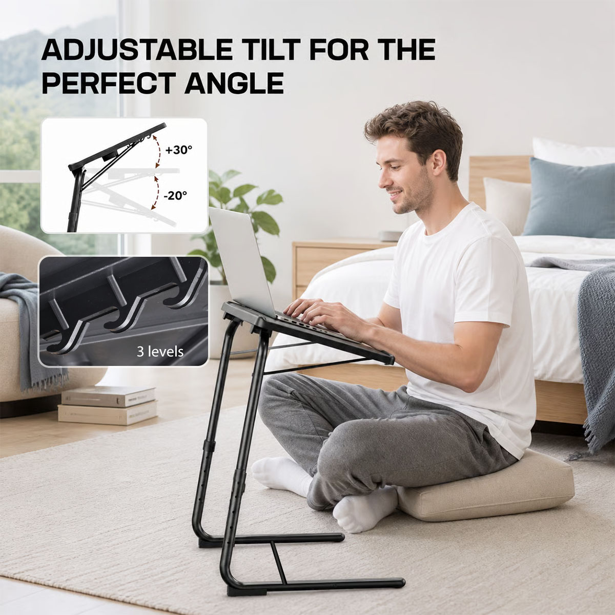 Table de lit réglable pour ord - Desk Setup Notebook avis et prix
