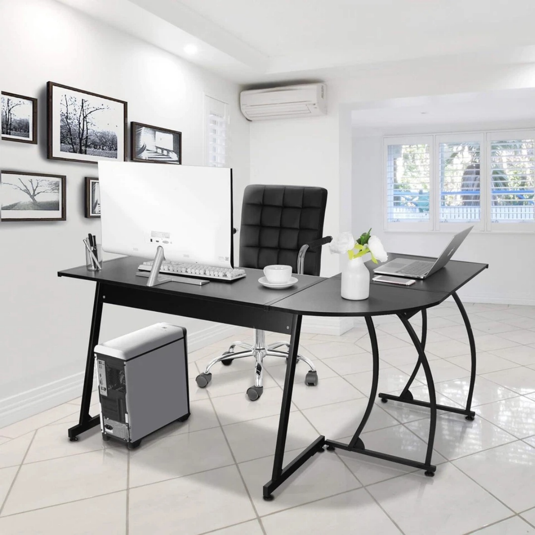 Bureau d'angle en L de 58 pouc - Desk Setup Notebook avis et prix