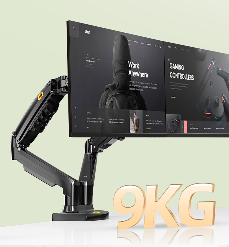 Support de moniteur double NB  - Dual Monitor Desk Setup avis et prix